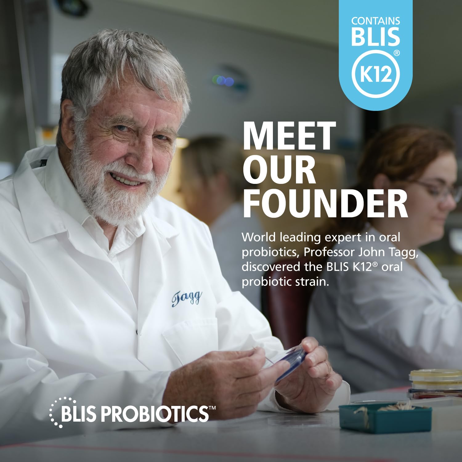 BLIS UltraBLIS brand packaging and design emphasizing safety and quality
