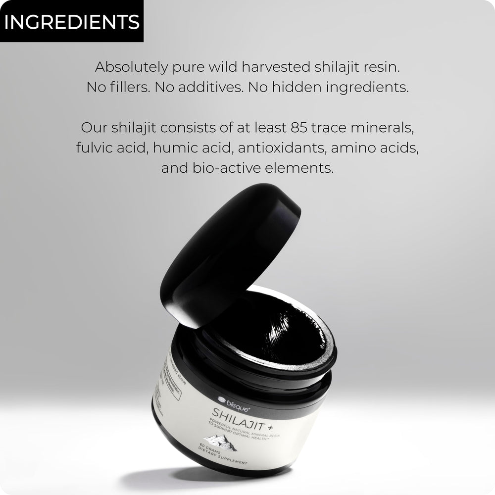 Blisque Shilajit resin spoon measure demonstrates easy daily use