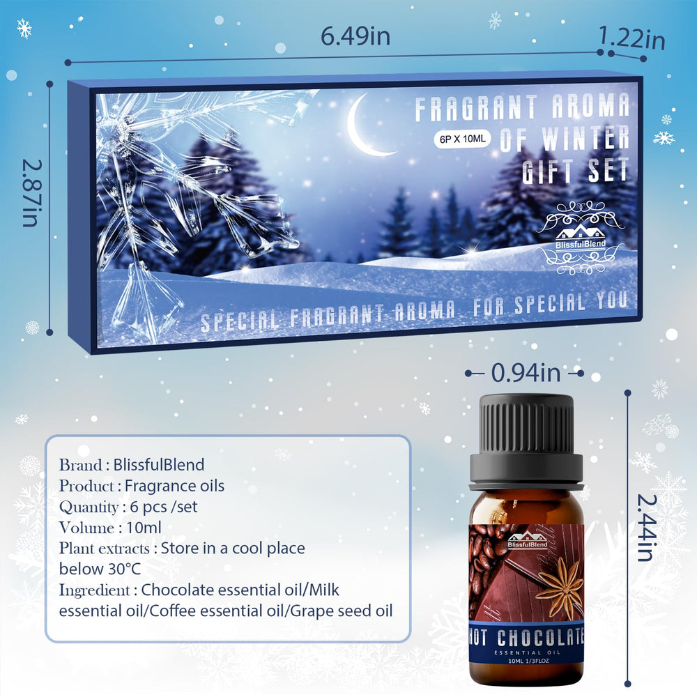 Bl BlissfulBlend Aromaterapia con múltiples aromas para casa y coche.