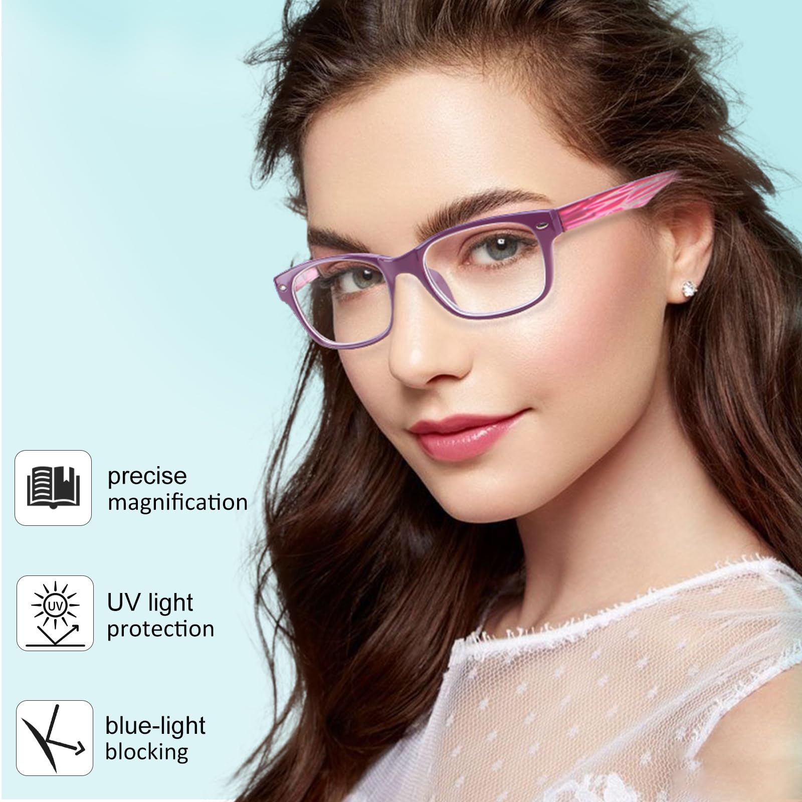 BLOEXCLU anti glare design reduces reflections during late night work