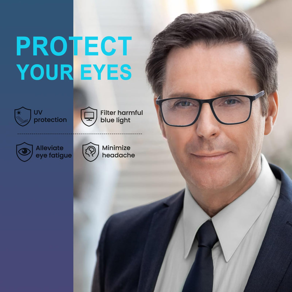 BLOEXCLU protective case and cleaning cloth keep glasses ready
