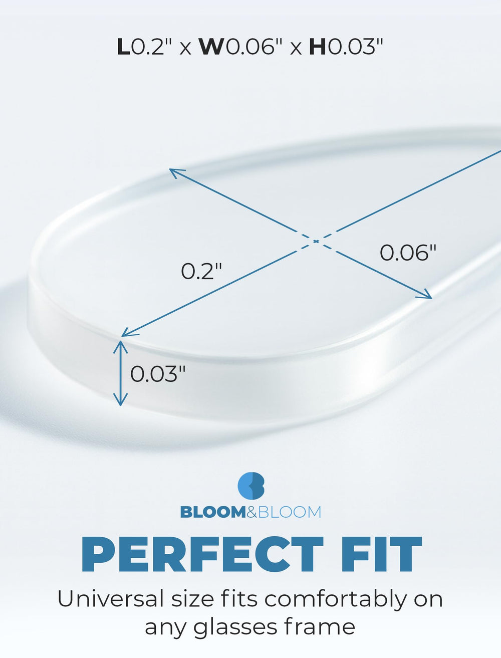 BLOOM & BLOOM almohadillas nariz ultra finas 1mm para aspecto discreto