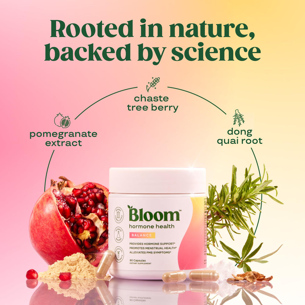 Bloom Nutrition chaste tree berry and dong quai blend for menstrual wellness