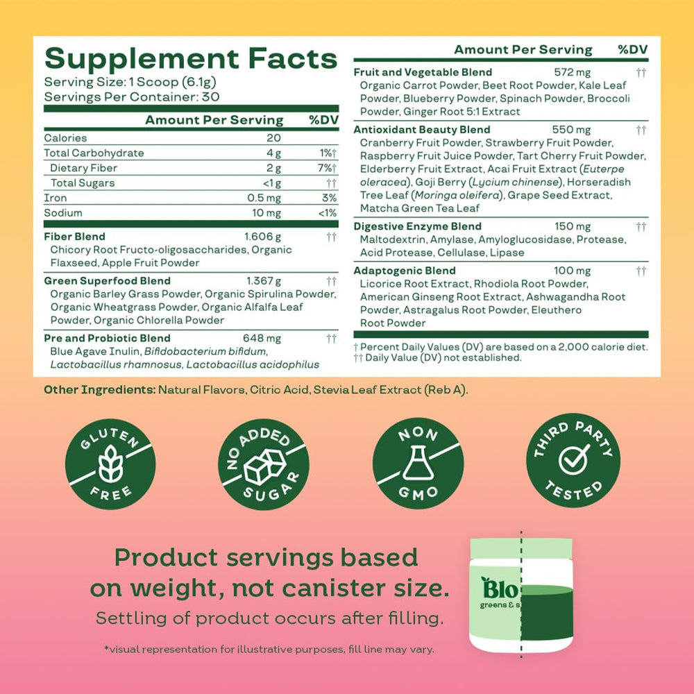 Bloom Nutrition Glass of juice with greens demonstrates tasty, convenient wellness routine.