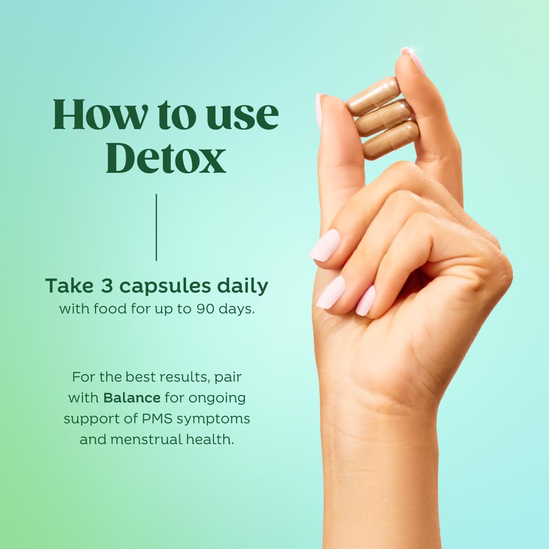 Bloom Nutrition Hormone Support 90-day detox concept emphasizes consistent dosing.