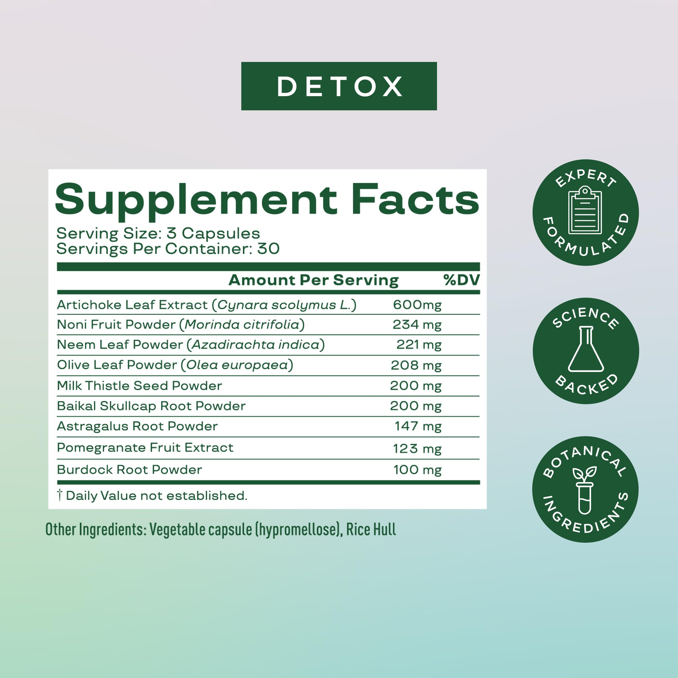 Bloom Nutrition Hormone Support ingredients image displays pomegranate, milk thistle, and artichoke.