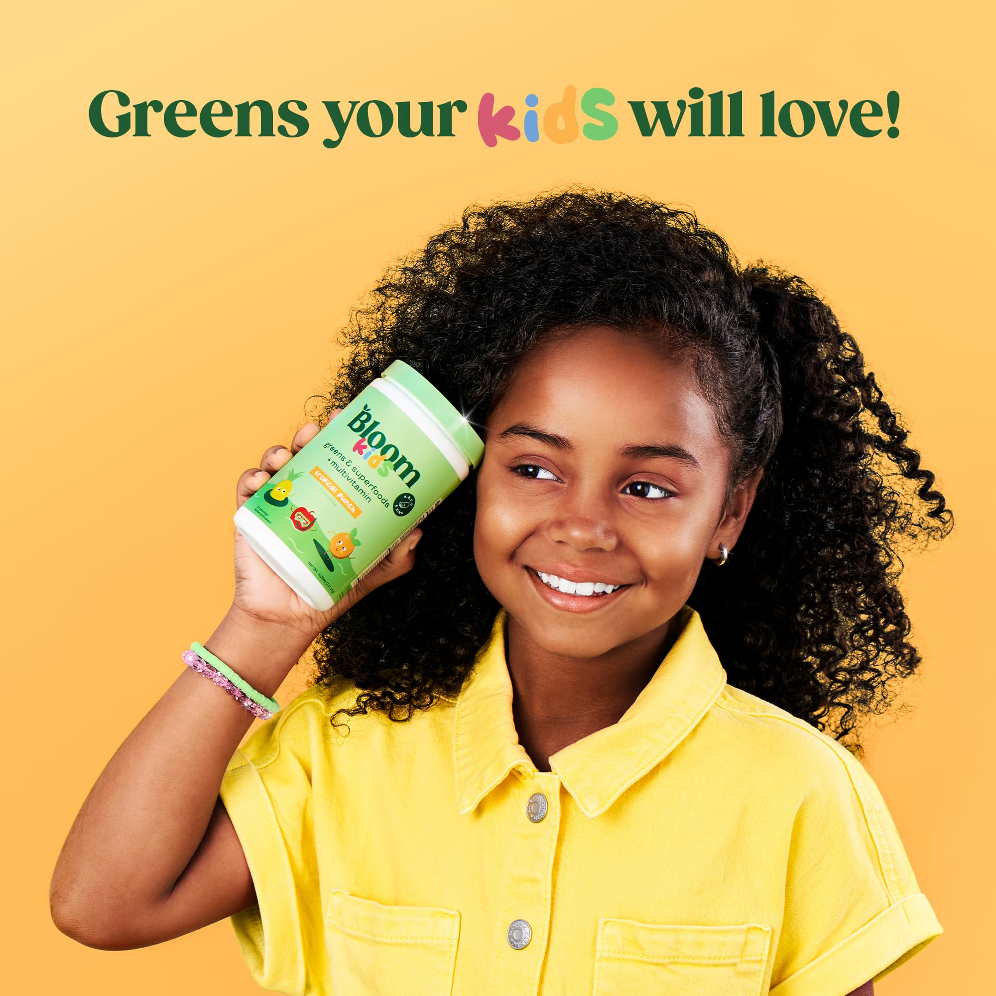 Bloom Nutrition kids enjoying fruity punch drink to ease vitamin routines