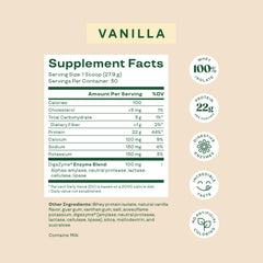 Bloom Nutrition whey isolate vanilla scoop: easy protein delivery.