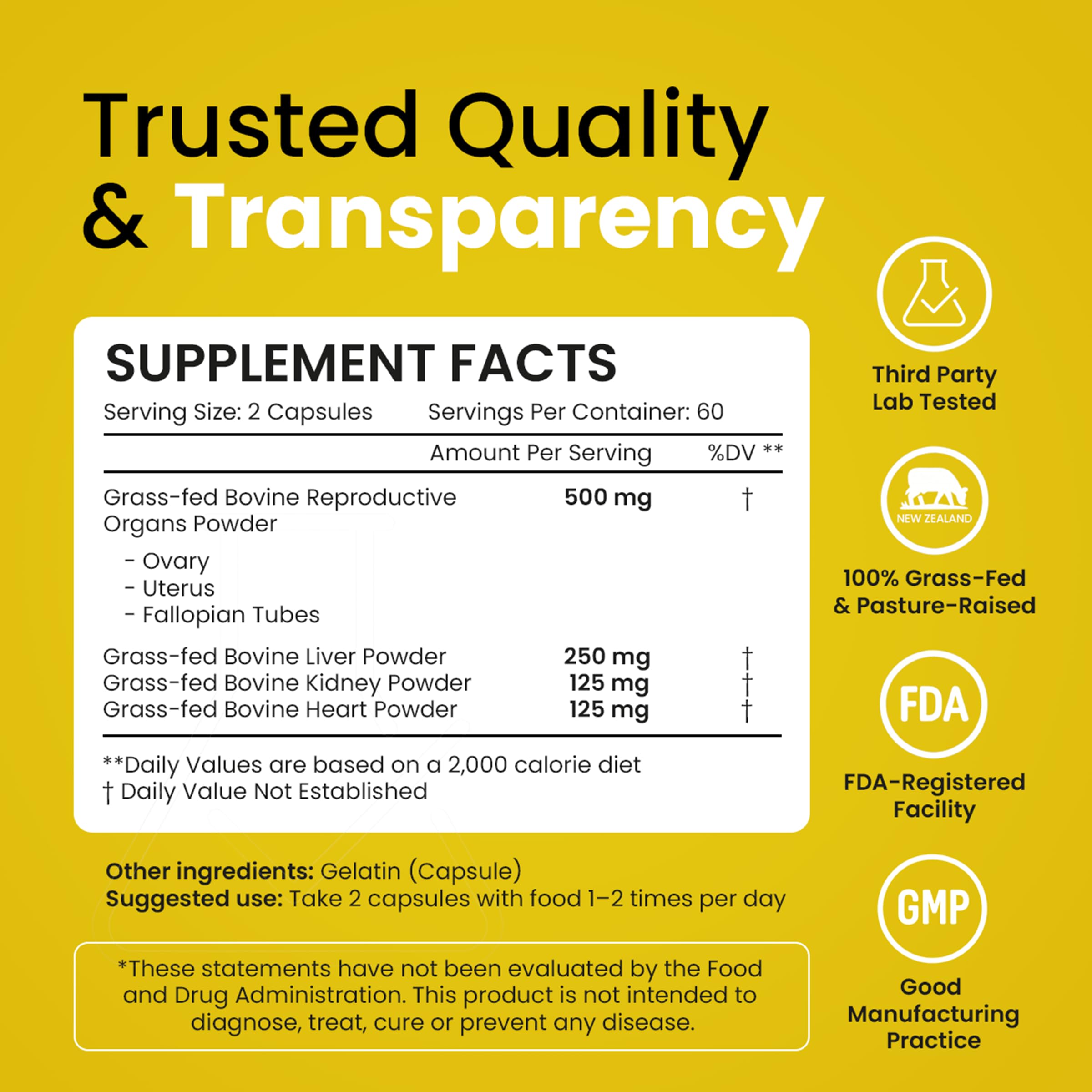 Bloomeo Beef Organ Nutrients Pack Capsules deliver multi-nutrient support from grass-fed organs.