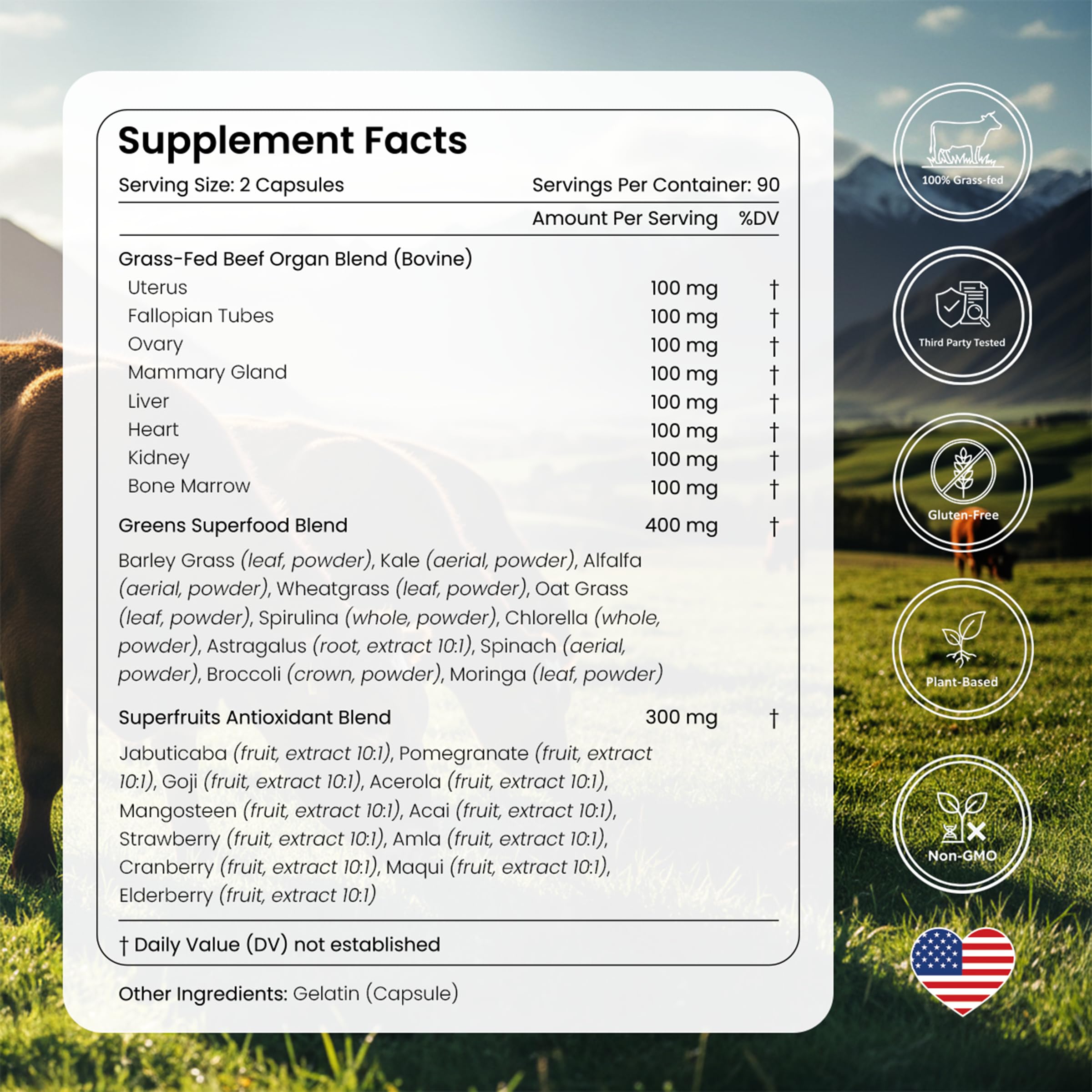 Bloomeo packaging shows 180 capsules for a three-month supply