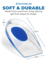 BloomLab heel wedge insert targeted plantar fasciitis support for daily activity
