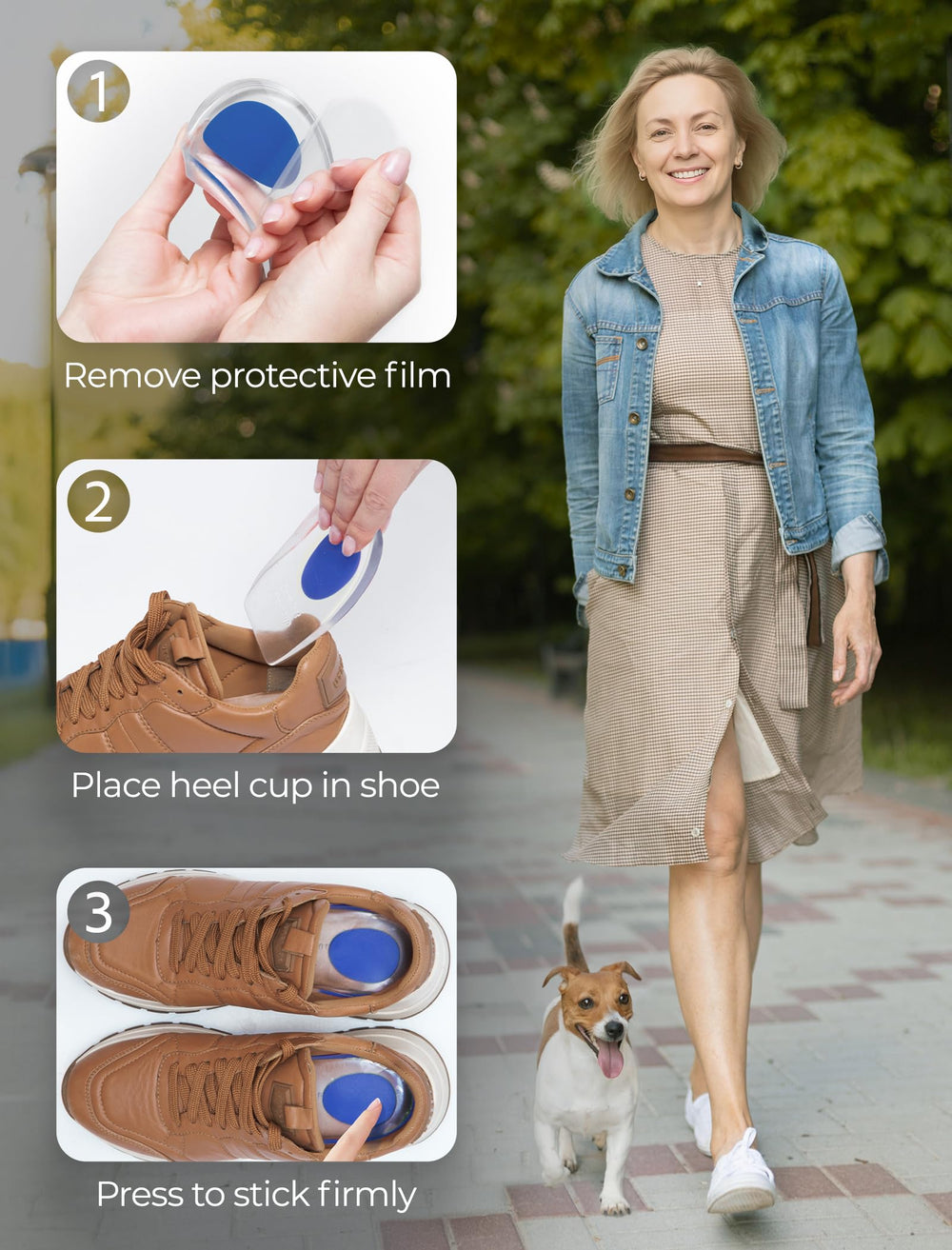 BloomLab slim-design inserts discreet fit in most shoes