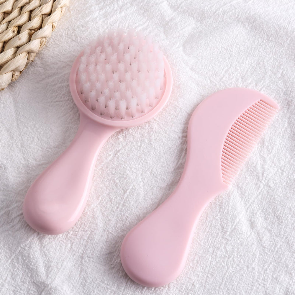 Bloomlet Baby brush with ergonomic handle for comfortable grooming