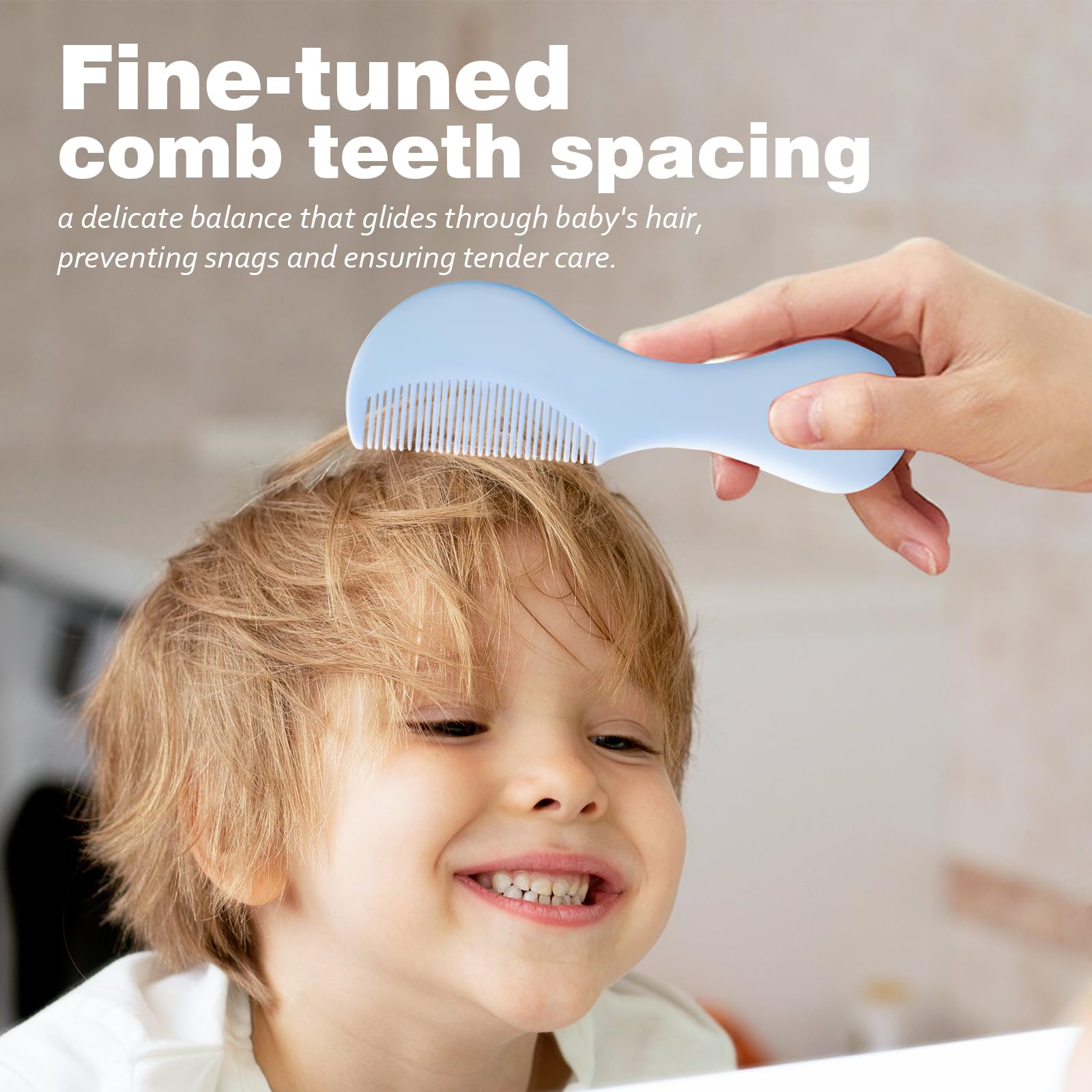 Bloomlet Baby set helps distribute natural oils for a shiny look