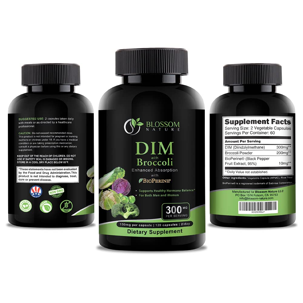 Blossom Nature Bioperine 10mg label signals enhanced absorption.