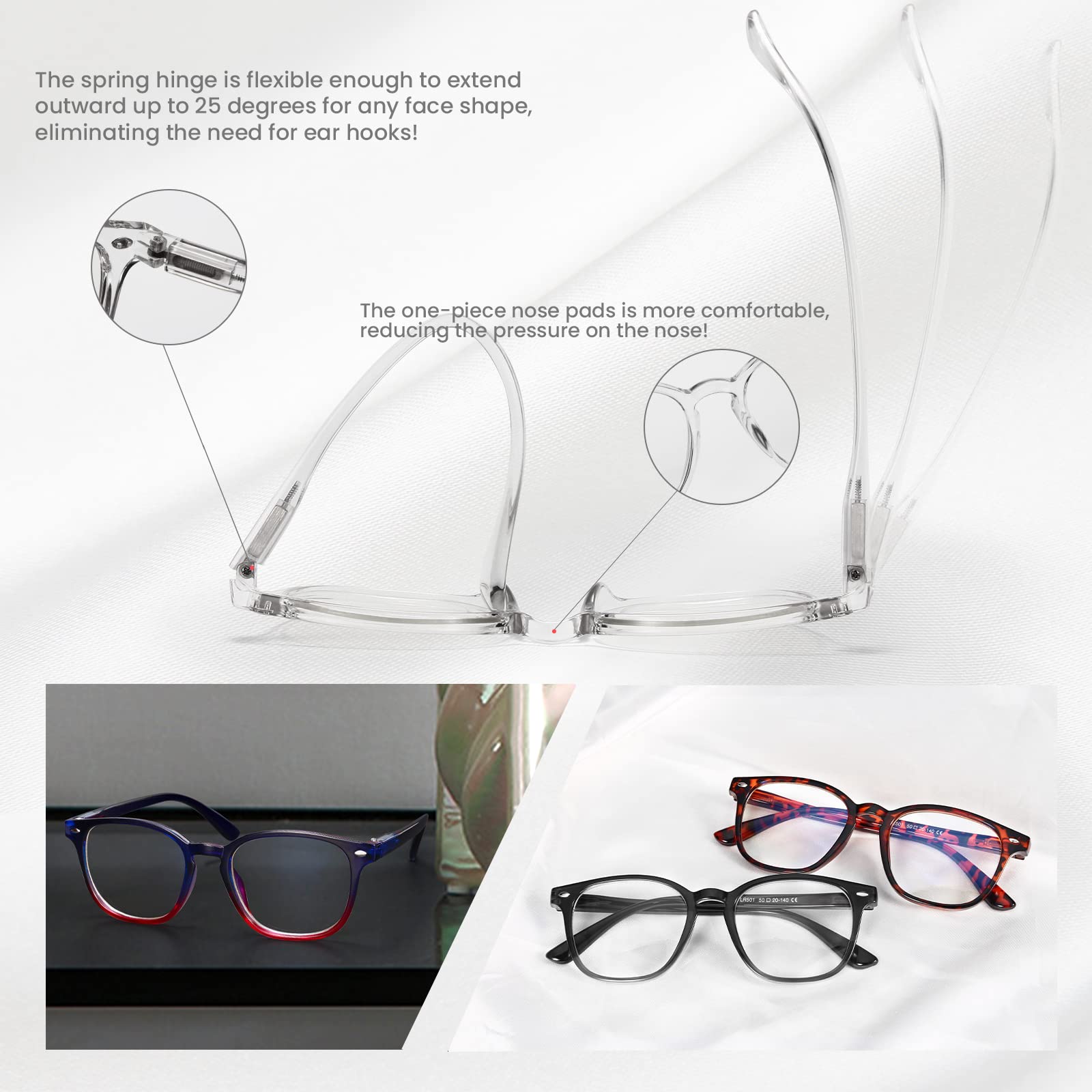 BLS BLUES women's reading glasses ready for desk-based tasks