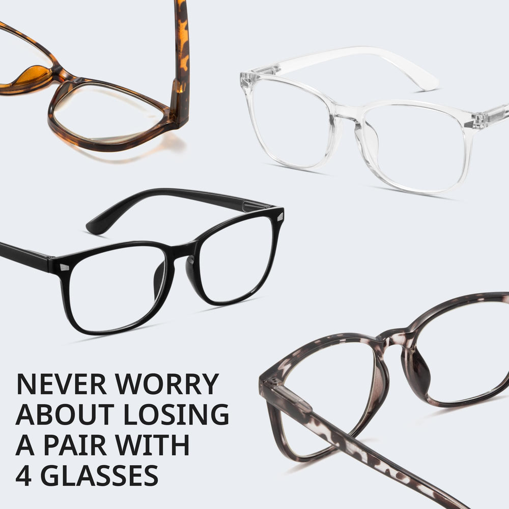 BLS BLUES reading glasses used while driving, enhancing near-vision on road signs