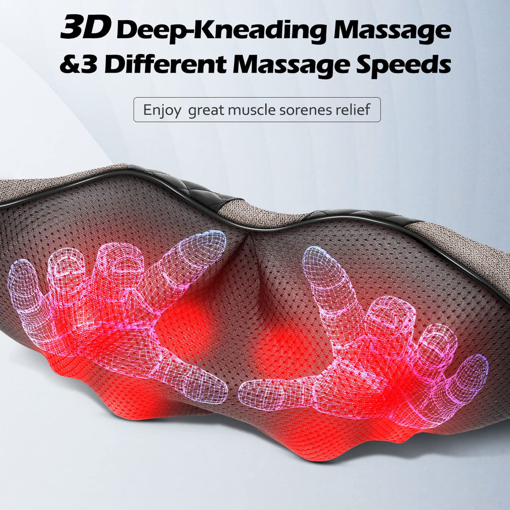 Blue Elf ergonomic massage design with adjustable positioning