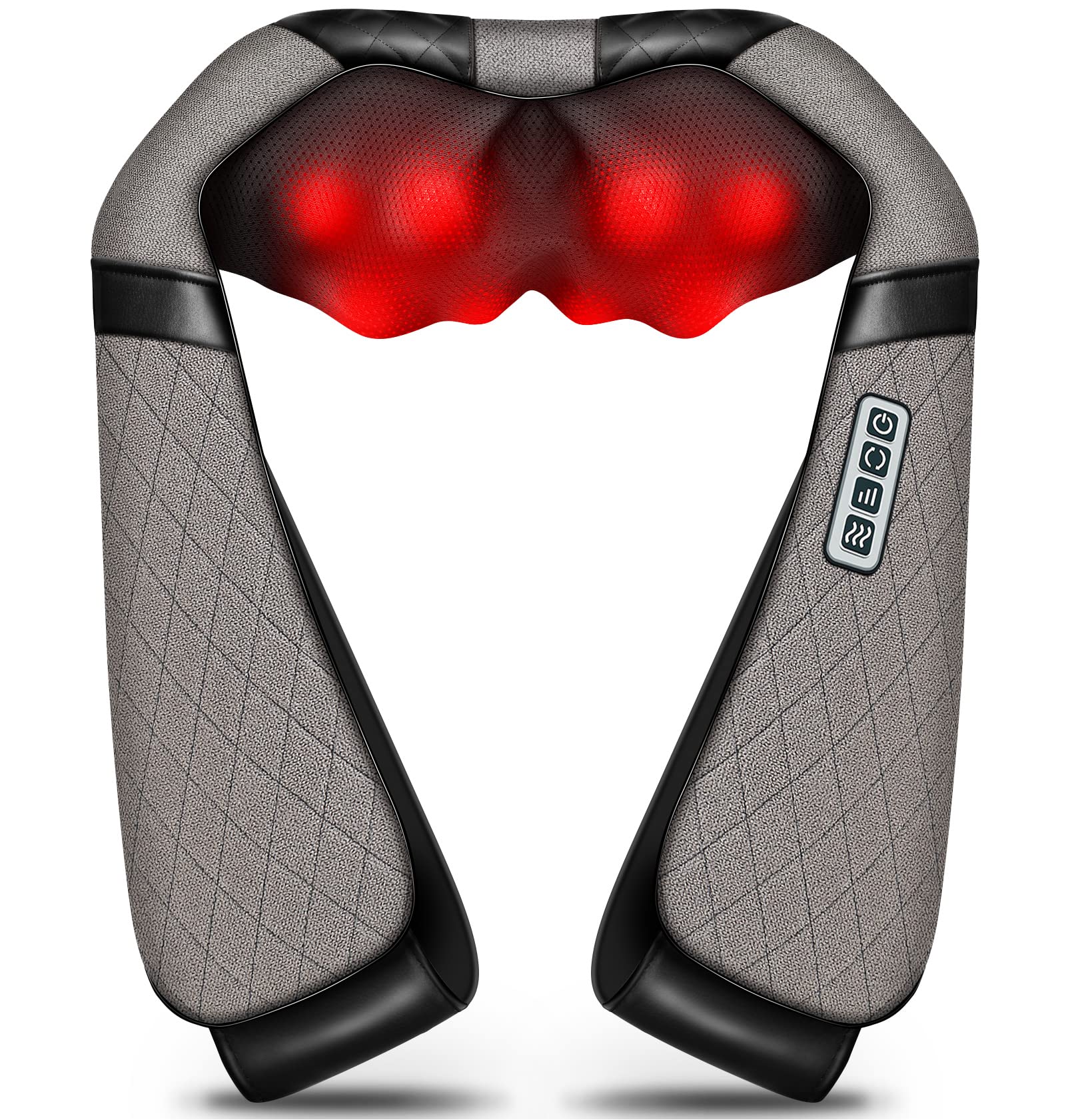 Blue Elf Shiatsu neck massager pillow with deep kneading for neck relief