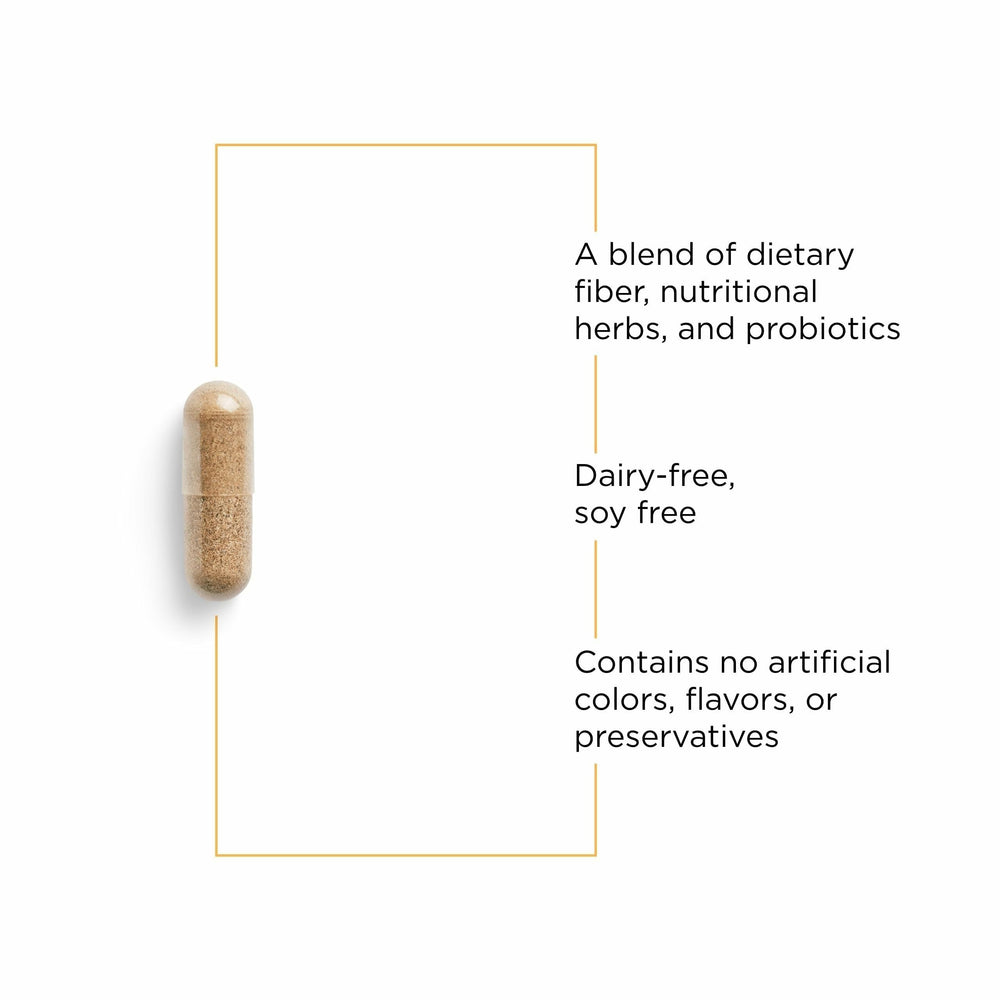 Blue Heron digestive supplement capsules close-up emphasizing GI support