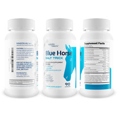 Blue Horse Salt Trick capsules for easy daily circulation support.
