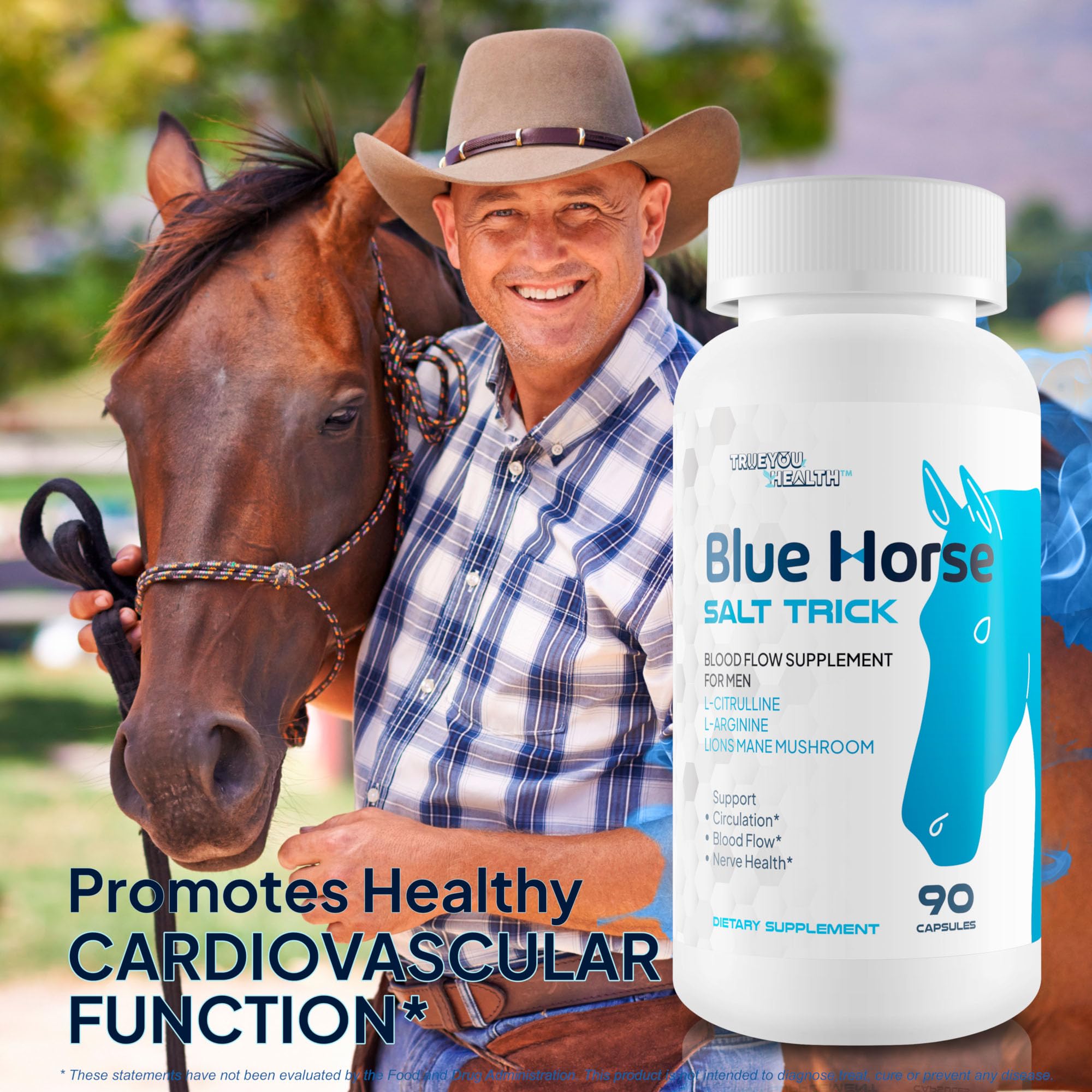 Blue Horse Salt Trick daily-use layout supports routine.