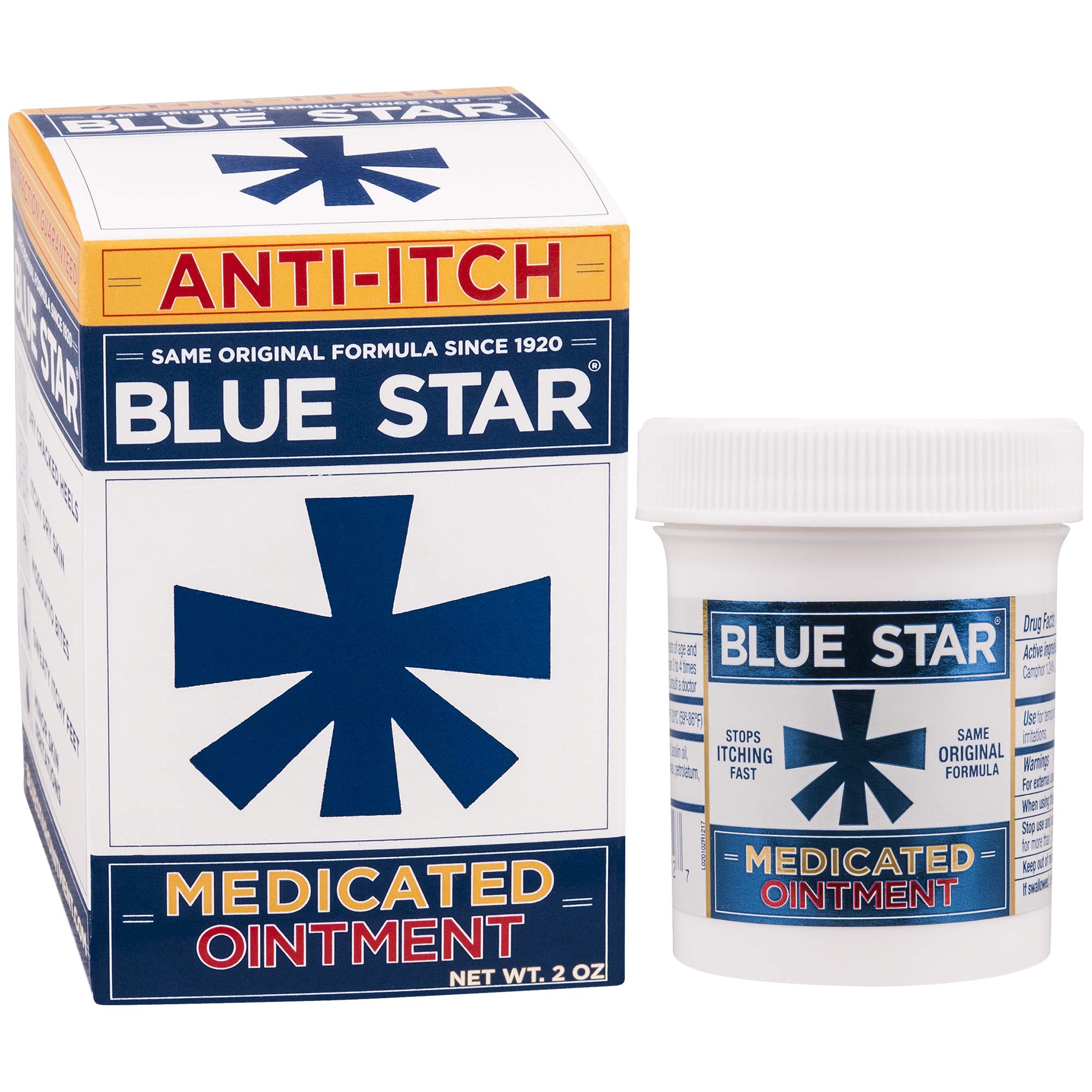 Blue Star Ointment pack inside view, value-pack for ongoing moisture care