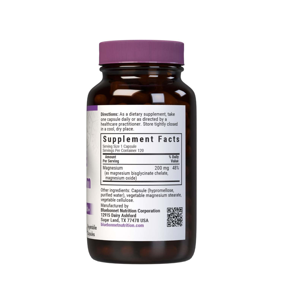Bluebonnet Albion Buffered Magnesium capsules supporting easy daily intake.