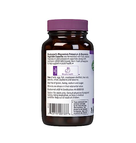 BlueBonnet bromelain capsules closeup for post-workout routine