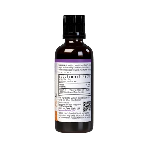 BlueBonnet D3 drops citrus flavor dropper for easy supplementation