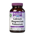 BlueBonnet Calcium Magnesium Potassium Supplement – 1000 mg Calcium, 400 mg Magnesium, 99 mg Potassium – Vegan, Non-GMO, Gluten-Free, 90 Caplets