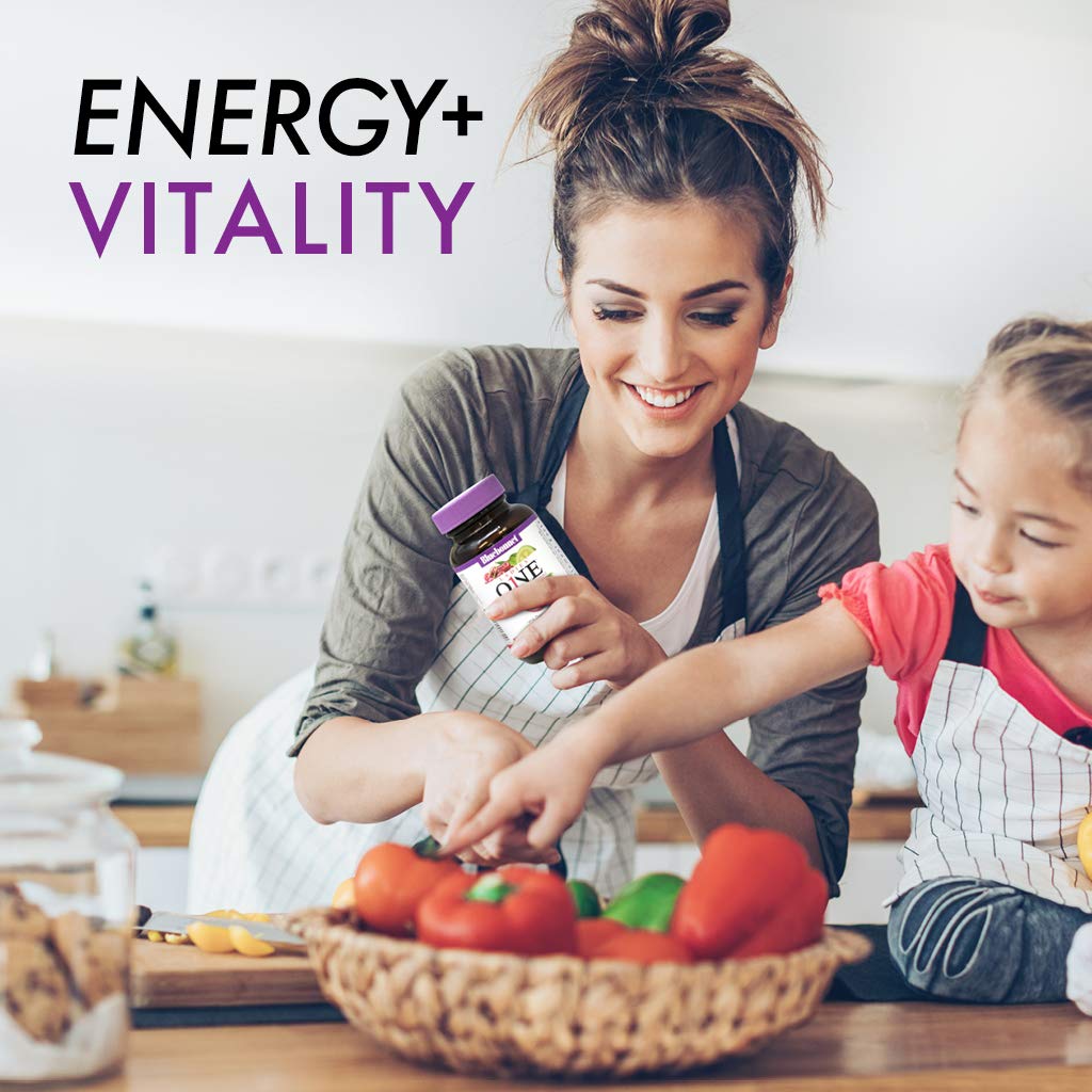 Bottle label highlights K2 and B vitamins in Bluebonnet Ladies One