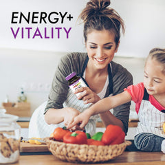 Bottle label highlights K2 and B vitamins in Bluebonnet Ladies One