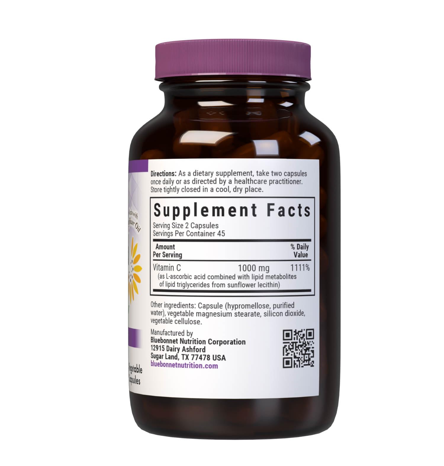 BlueBonnet Liposomal Vitamin C capsules being poured for daily joint support