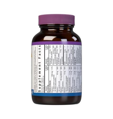 Bluebonnet One for Men bottle front label highlights essential nutrients for daily male nutrition.