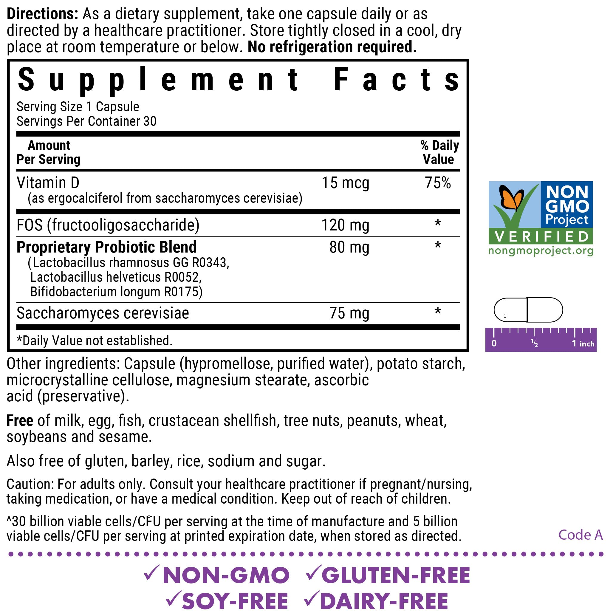 BlueBonnet Pre Pro Post Probiotic capsules close-up highlighting the 3-in-1 formula for gut health