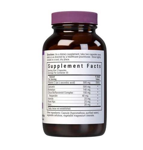 BlueBonnet ingredient panel shows key botanicals and vitamin C for immune support.