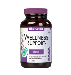 Bluebonnet Wellness Support caplets in a bottle for daily immune support