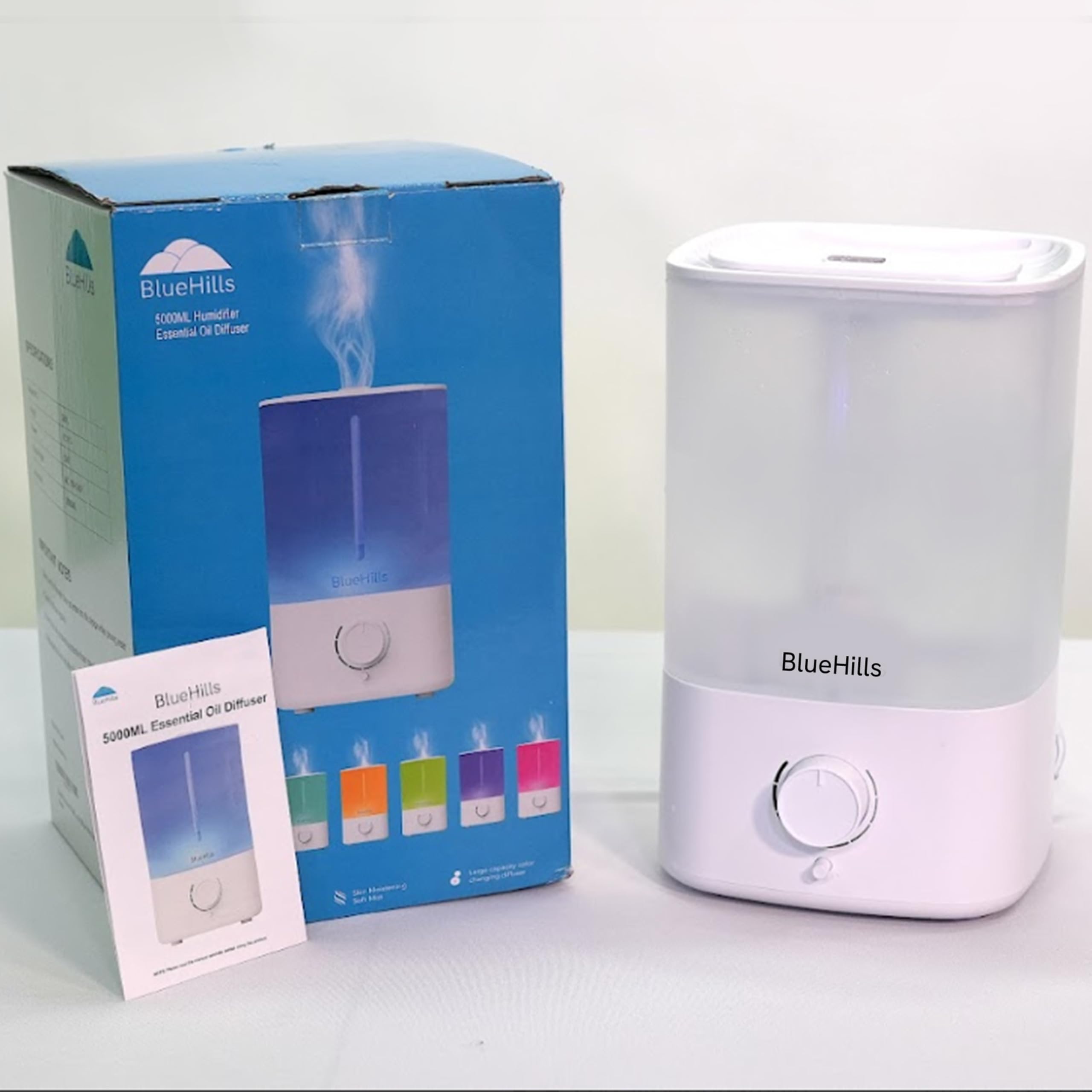 BlueHills gift-ready aroma diffuser presenting a thoughtful wellness gift.