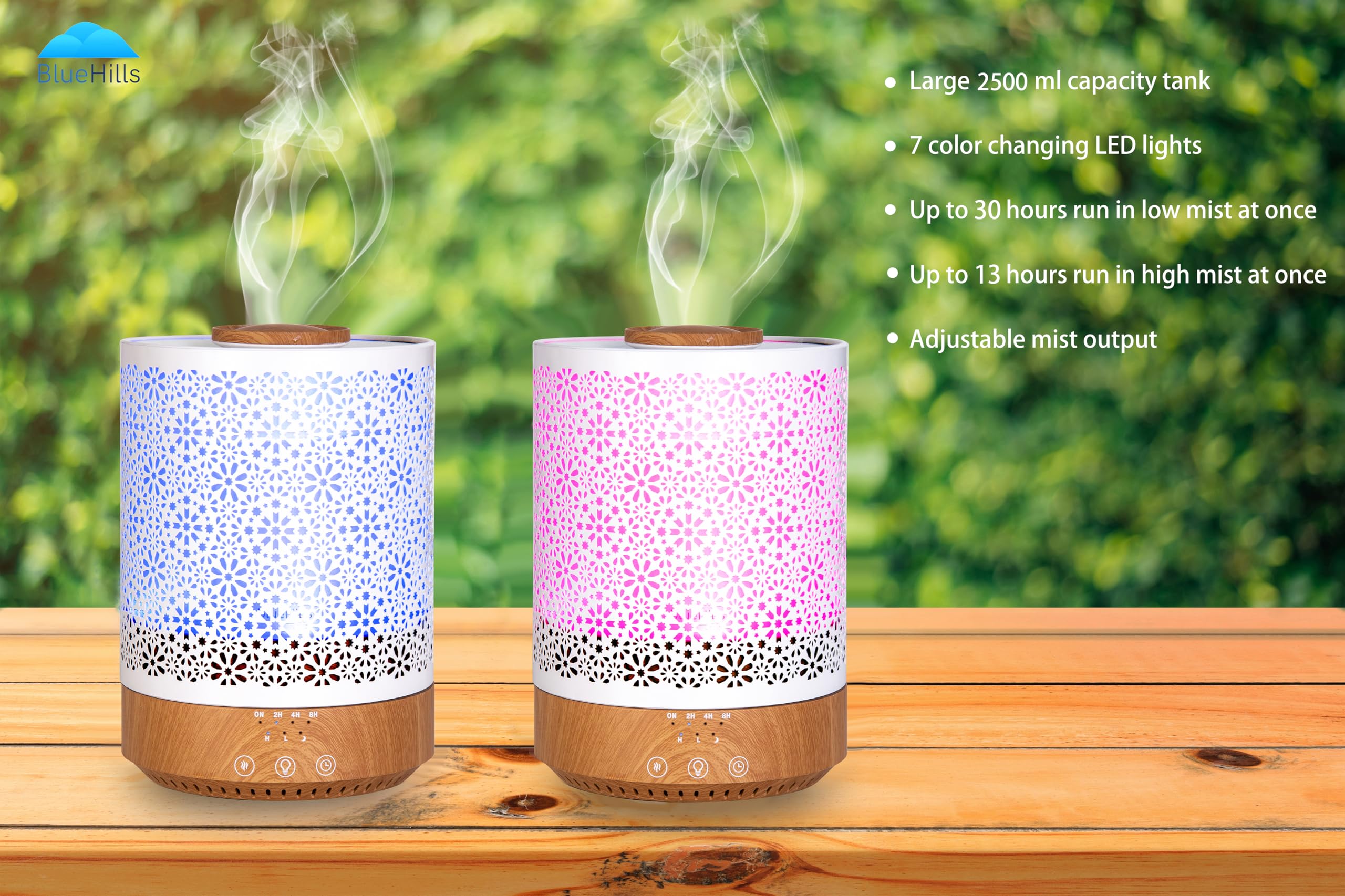 BlueHills diffuser helps manage odors from pets or smoke in rooms
