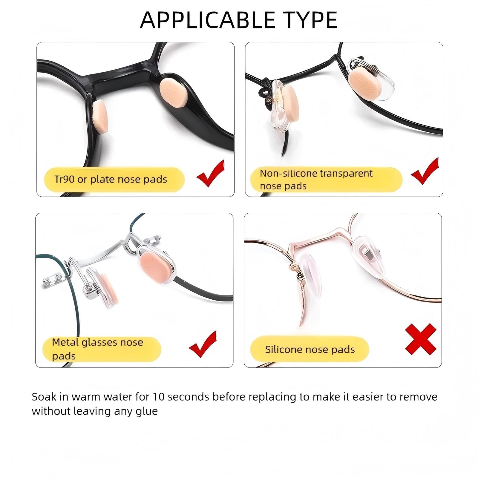 Bluelark EVA foam nose pads designed to be makeup-friendly and breathable
