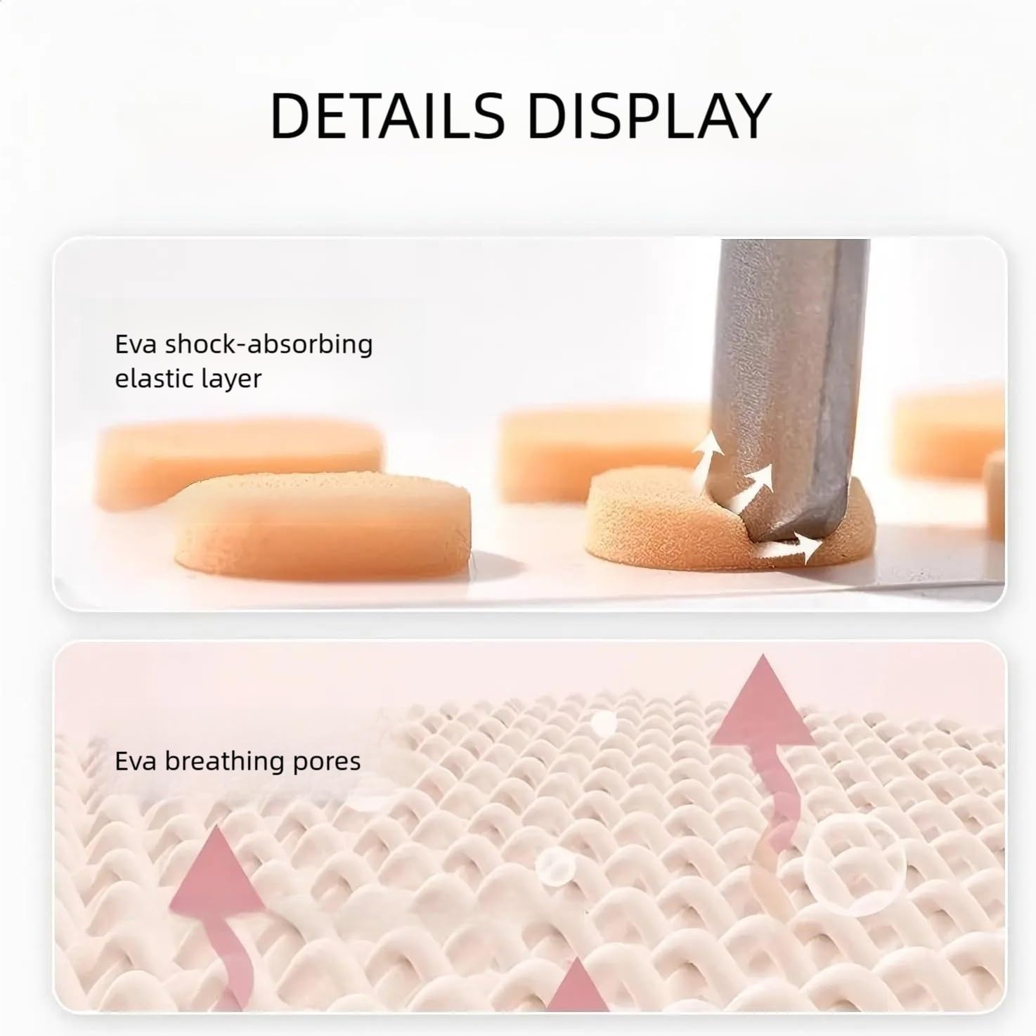 Bluelark nose pads close-up showing strong adhesive backing for secure fit