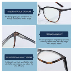 BLUEMOKY blue light cat-eye glasses black frame for everyday wear and glare reduction.