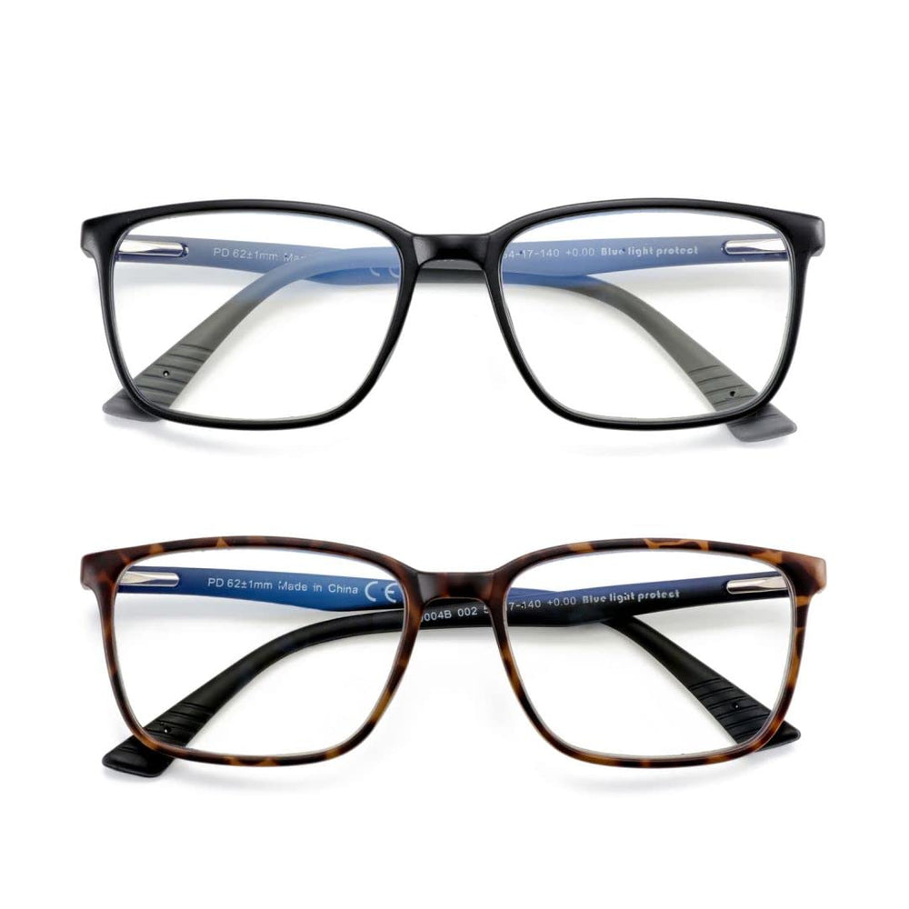 BLUEMOKY fashion square frames in black and tortoise styles