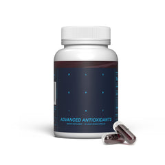 Blueprint Bryan Johnson Advanced Antioxidant bottle front for daily vegan softgels
