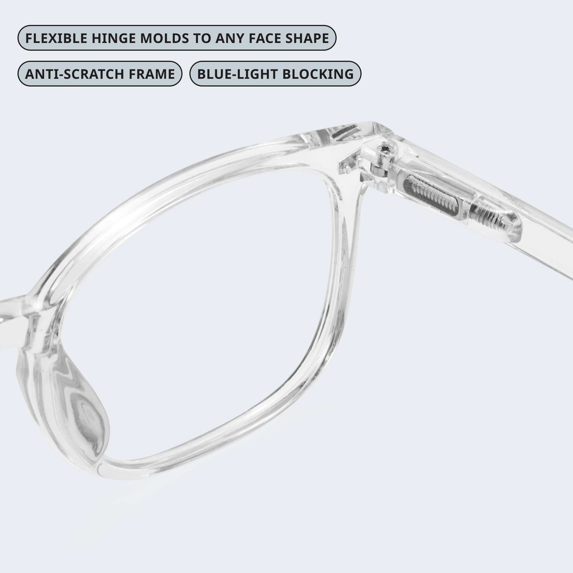 BLS BLUES durable, flexible frame designed for daily wear