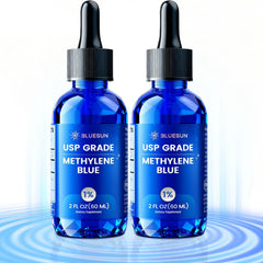 Bluesun Methylene Blue 1percent bottle for precise dosing and easy use.