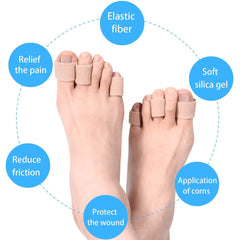 Blulu cojin-dedo-gel uso diario con zapatos variados