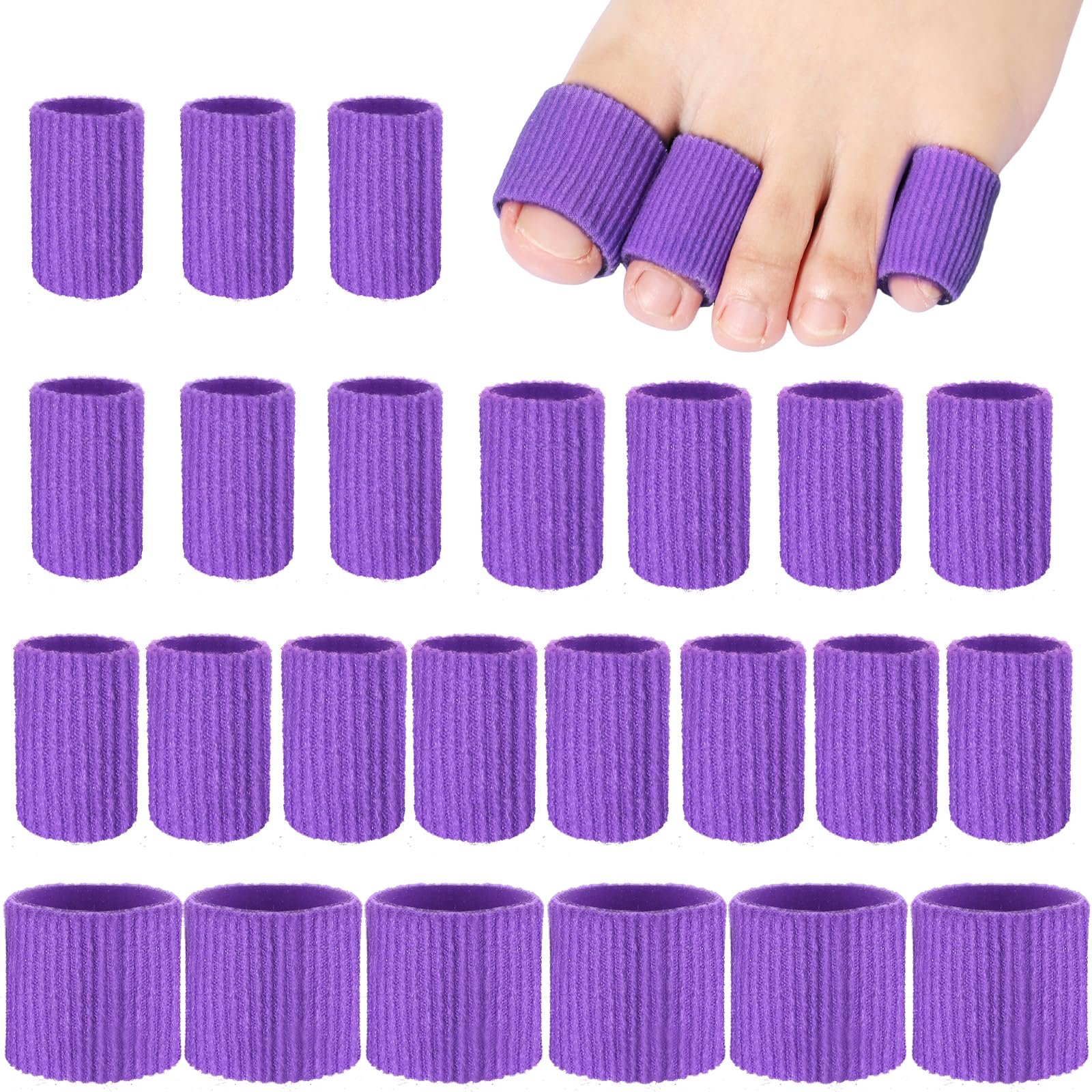 Blulu toe tubes cushion large diameter on toe for comfortable wear