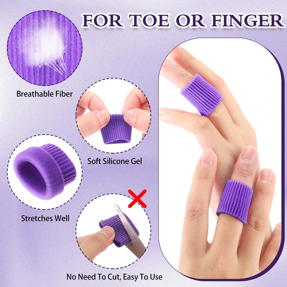 Blulu toe tubes cushion medium diameter on toe for everyday use